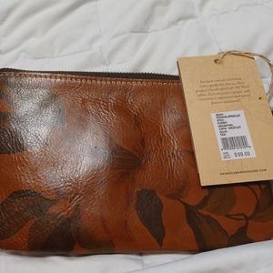 Patricia Nash Italian leather wristlet, "Individual Lily" collection. So soft.